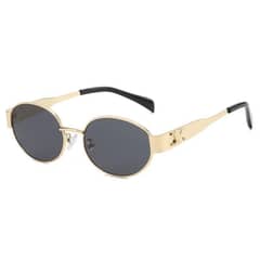 ovel sunglasses metal net celebrity street photograph arc de triomphe