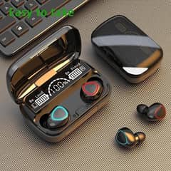 Noise canelling Earbuds - Black - 1 Pcs - Advance seamles connectivity