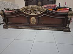 Wooden Bed/dressing table for sale