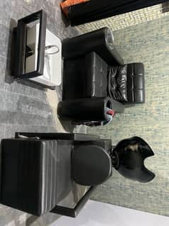 1 seater head wash and mani padi sofa