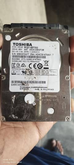 laptop hard drive 500gp