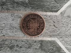 One Quarter Anna coin India 1910