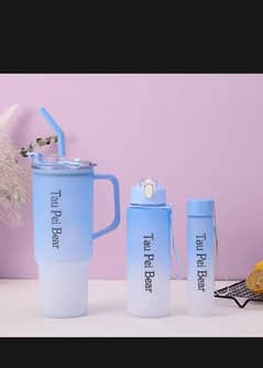 3-Piece Water bottles