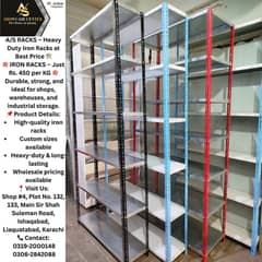 Iron racks for sale  Heavy-duty iron racks  Industrial storage racks