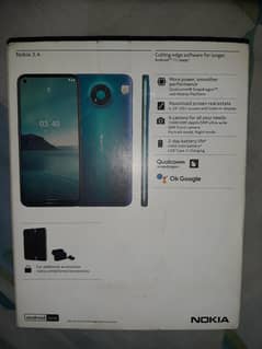 Nokia 3.4 4GB 64GB dual sim official  PTA approved  with original box