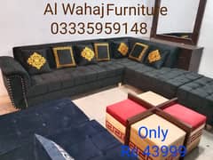 Sofa Set/L Shape Sofa/6 Seater Sofa/Wooden Cornor Sofa/Sofa Cum Bed/