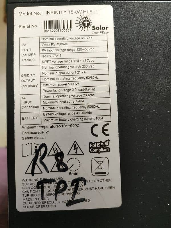 Tesla 15kw Hybrid Inverter 3 Phase 3