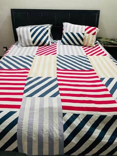 wooden bed