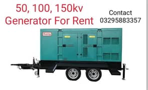 Generator For Rent 50kv, 100kv, 150kv