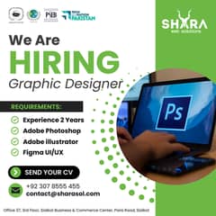 Hiring Graphic Designer in Sialkot Office