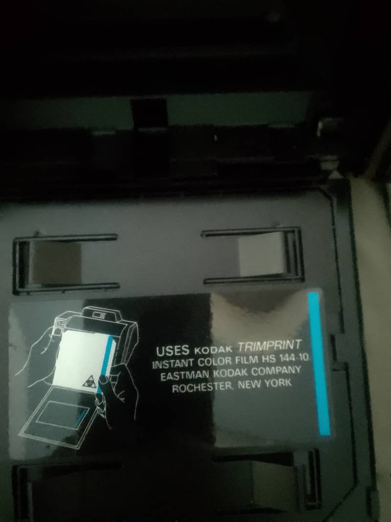 Codak trimprint instant camera. 1