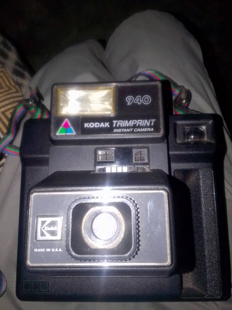 Codak trimprint instant camera. 3