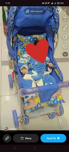baby push chair