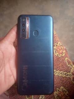 Tecno camon 17 6/128 with box glass grack