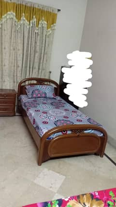 pair of single beds