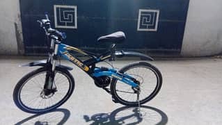 Mountain bicycle 26 inch 7 gears with suspension spring