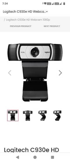 Logitech webcam 1080p for sale