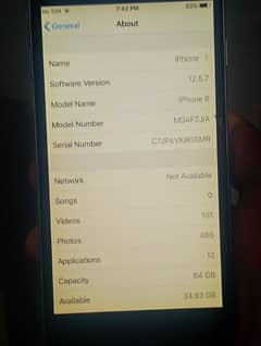 I phone 6 10/10 condition 64gb all working full clean for sale