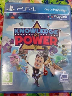 Knowledge is power PS4 cd