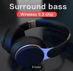 07S wireless over-ear headphones, wireless 5.3, long battery