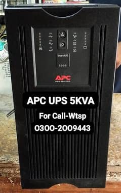 APC UPS 5kva/APC Smart UPS 5KVA 4000WATT 48V/APC UPS 1000WATT in Stock