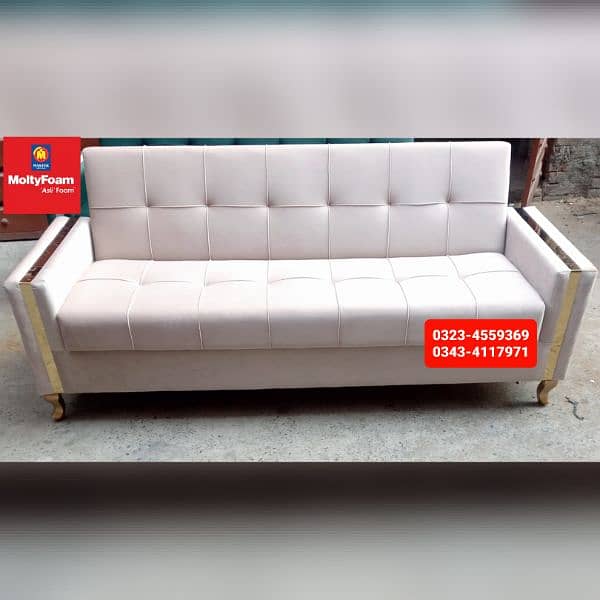 Sofa cum bed Molty double bed folding bed /Foam Mattress/Dining Table 0