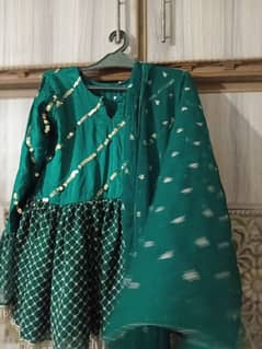 Urgent Sale ! Peplum Fancy Dress 3 Piece