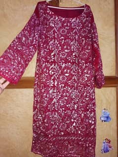 Mukaish 3 piece dress