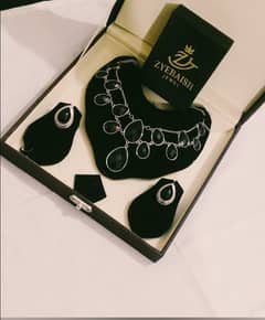 Elegent set along with classy earrings , used twice