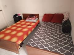2 Single Beds For Sale With Matress