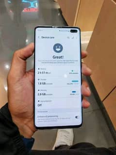 Samsung S10 plus 8GB RAM 128 GB ROM WhatsApp number 03286102363