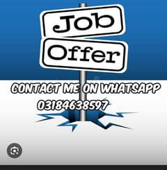 urgently female and male staff required in my office management