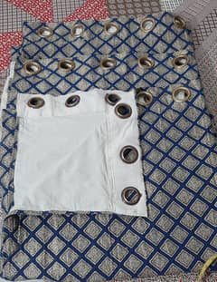 new cotton jacquard moonlight navy blue curtain