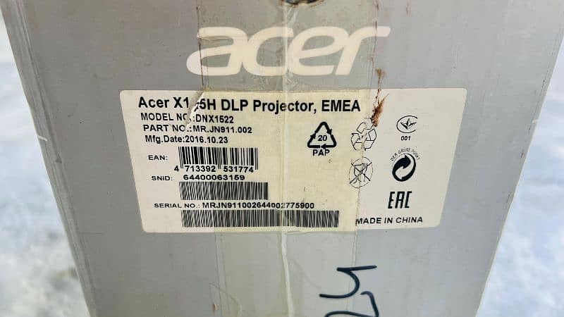 3D Projector with box and all accessories.  And remote control screen. 6