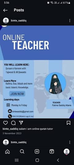quran teacher