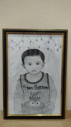 Handmade pencil sketch