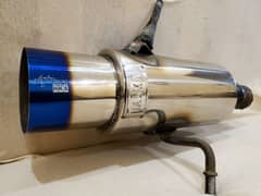 Original HKS Muffler 5'' and Custom made Muffler 3.5''