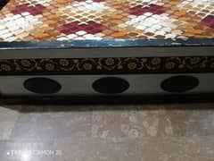 Double bed with side tables dressing table & divider