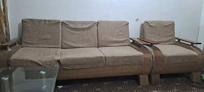 7 seater sofa set with center table