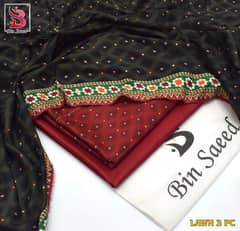 3pec Printed Lawn Collection