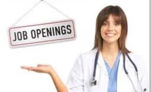 females staff hier for home care and hospital job