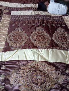 silk complete set bedsheets