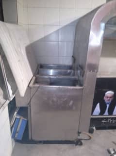 1 display counter 1 dual frier total 18girj