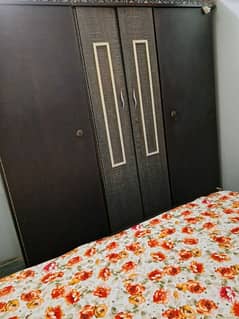 used wooden bed room set