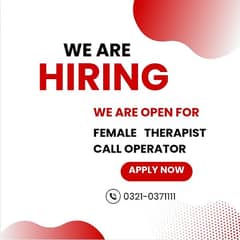 We Need urgent female staff in islamabad