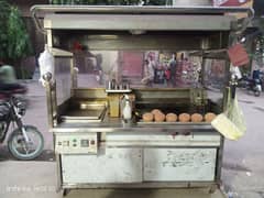 fast food counter stainless steel