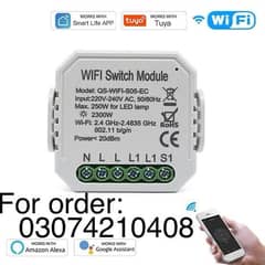 Wireless Wifi smart switch 220v motor time