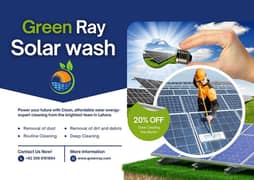SOLAR PANELS WASHING