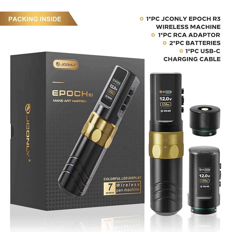 (JCONLY)Epoch R3 With Dual Battery Professional Tattoo Ma 1