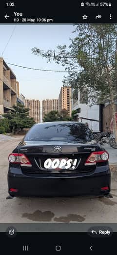 Toyota Corolla XLI 2013